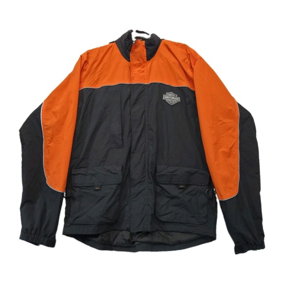 Other - Mens Harley Davidson Rain Jacket With Hood An American Legend Size Medium